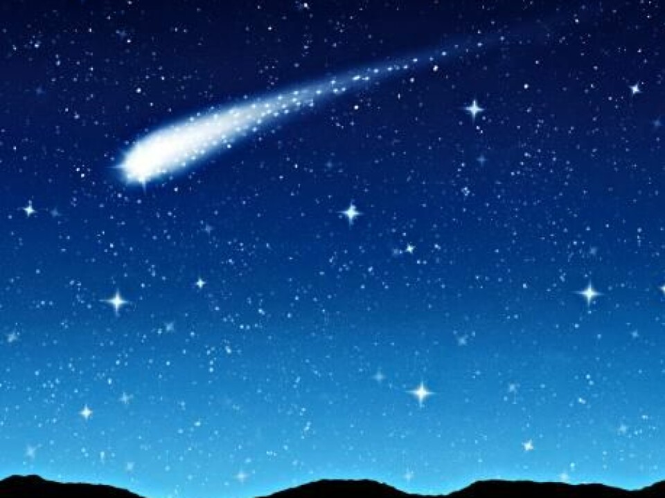 At the end of July there is a good chance of seeing shooting stars in the night sky--up to 16 shooting stars an hour by July 30th. (Illustration: Shutterstock)