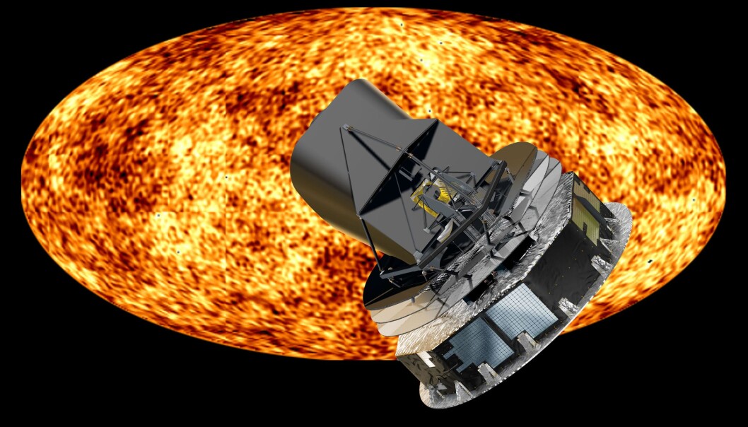 The Planck satellite has been gathering data since 13 August 2009. The first measurements of the cosmic microwave background radiation are expected to be ready in 2012. (Photo: ESA) The Planck satellite has been gathering data since 13 August 2009. The first measurements of the cosmic microwave background radiation are expected to be ready in 2012. (Photo: ESA)