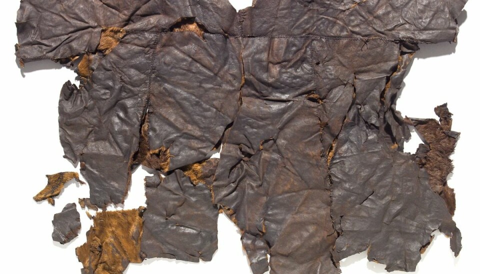 The outer layer of Huldre Fen Woman’s cloak (Photo: Roberto Fortuna)