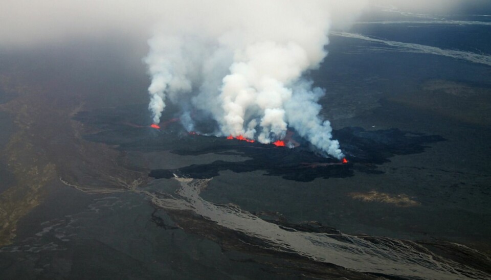 Day four: the eruption continues at Holuhraun, 3 September 2014 (Photo: Thórdís Högnadóttir)