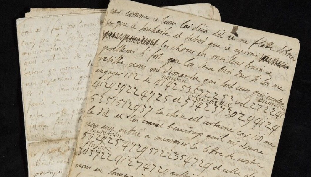 Upwards of 300 love letters are preserved, correspondences between the Swedish Count Philip Christoph Königsmarck and the German Sophia Dorothea, who unfortunately was already married. The romantic parts are partly written in code but from a modern viewpoint they were fairly tame. That said, they testify to what contemporarily was a scandalous relationship. The count disappeared without a trace in a palace where a skeleton has now been found (Photo: Lund University) Upwards of 300 love letters are preserved, correspondences between the Swedish Count Philip Christoph Königsmarck and the German Sophia Dorothea, who unfortunately was already married. The romantic parts are partly written in code but from a modern viewpoint they were fairly tame. That said, they testify to what contemporarily was a scandalous relationship. The count disappeared without a trace in a palace where a skeleton has now been found (Photo: Lund University)