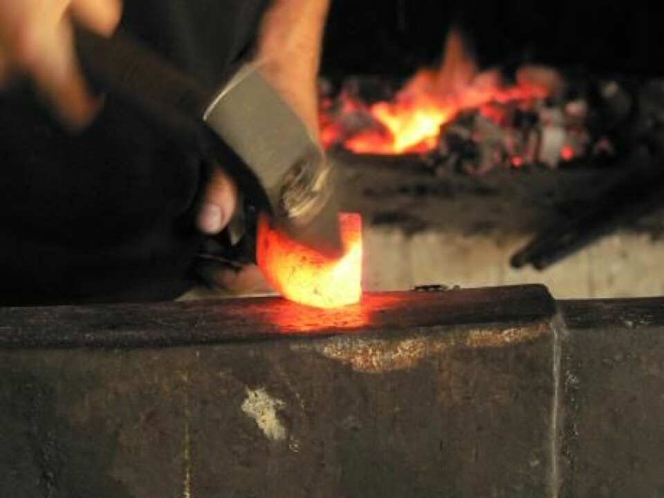 In the late 700s blacksmiths began using bog iron ore, which revolutionised the production of both weapons and domestic tools. (Photo: Michael Nielsen)