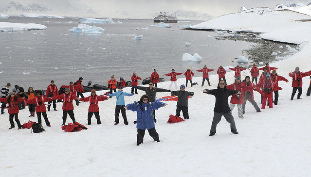 China’s southern presence is much stronger. Here, participants break the world record for shadow boxing in Antarctica. (Photo: China Daily China Daily Information Corp/Reuters) China’s southern presence is much stronger. Here, participants break the world record for shadow boxing in Antarctica. (Photo: China Daily China Daily Information Corp/Reuters)