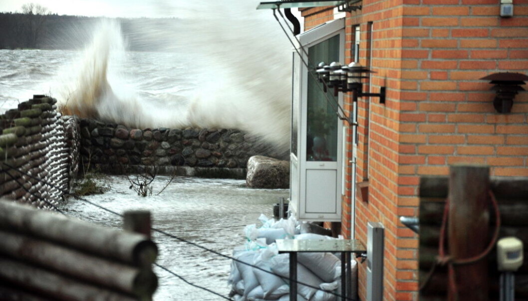 Storm Bodil hit Denmark in 2013. Events like this and the one that hit Copenhagen in January 2017 could become more common as sea level rises. (Photo: Martin Stendel / DMI) Storm Bodil hit Denmark in 2013. Events like this and the one that hit Copenhagen in January 2017 could become more common as sea level rises. (Photo: Martin Stendel / DMI)
