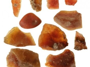 Carnelian found by archaeologists on Failaka (Photo: Moesgaard Museum) Carnelian found by archaeologists on Failaka (Photo: Moesgaard Museum)