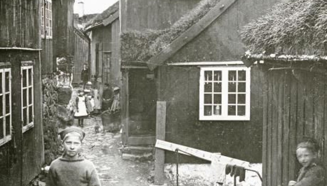 Thorshavn, Faroe Islands. Sometime between 1900 and 1925. (Photo: The Danish National Museum)
Thorshavn, Faroe Islands. Sometime between 1900 and 1925. (Photo: The Danish National Museum)