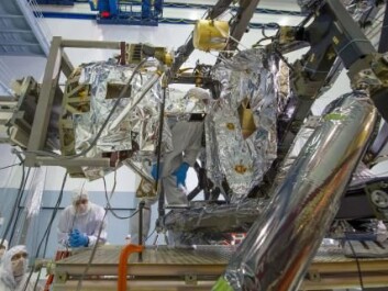 DTU Space has helped construct the MIRL instrument installed in the James Webb Space Telescope. (Photo: NASA/Chris Gunn) DTU Space has helped construct the MIRL instrument installed in the James Webb Space Telescope. (Photo: NASA/Chris Gunn)