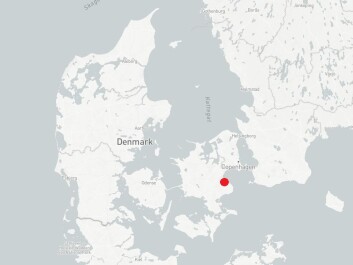 Location of Strøby on Zealand, East Denmark shown by the red dot. (Map: ScienceNordic / MapBox) Location of Strøby on Zealand, East Denmark shown by the red dot. (Map: ScienceNordic / MapBox)