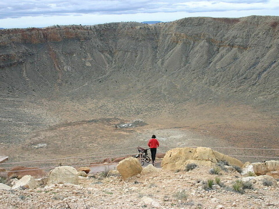 Meteor crater, Arizona. (Photo: Kevin Walsh/wikipedia, CC BY-SA)
