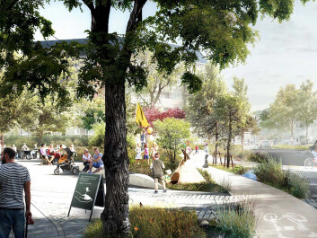 A visualization of climate adaptation plans for Sank Kjælds Plads in Copenhagen, Denmark. The country was recently ranked <a href=http://videnskab.dk/naturvidenskab/amerikanske-forskere-danmark-bedst-i-verden-til-at-modstaa-klimaforandringer target="_blank"> top in an index of countries best prepared to deal with the impacts of climate change</a> in the future. In Copenhagen alone there are more than 300 projects underway to prepare the city for more intense rain. (Illustration: SLA/http://klimakvarter.dk) A visualization of climate adaptation plans for Sank Kjælds Plads in Copenhagen, Denmark. The country was recently ranked <a href=http://videnskab.dk/naturvidenskab/amerikanske-forskere-danmark-bedst-i-verden-til-at-modstaa-klimaforandringer target="_blank"> top in an index of countries best prepared to deal with the impacts of climate change</a> in the future. In Copenhagen alone there are more than 300 projects underway to prepare the city for more intense rain. (Illustration: SLA/http://klimakvarter.dk)