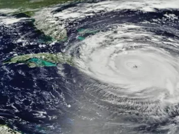 By September 2017, two major hurricanes, including Irma pictured, had swept through the Caribbean and the coast of southeast US. Climate change is suspected to have already made the impacts of hurricanes more extreme, due to more rain and larger storm surges, and this may continue in the future. (Photo: Shutterstock).  
