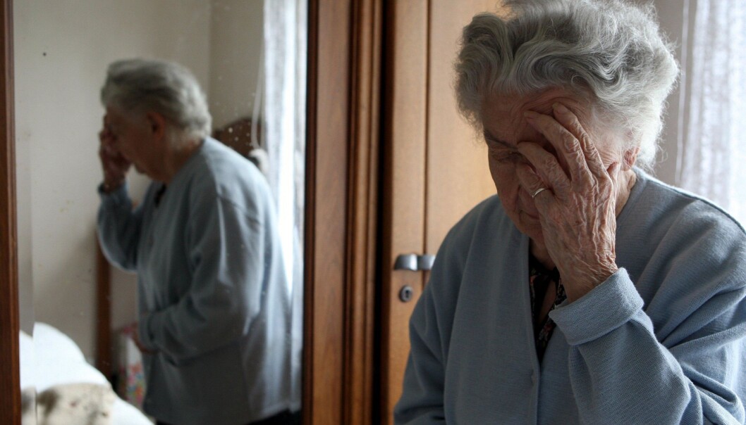 Alzheimer's is a disease that creeps up on you, and until now it has not been possible to diagnose it until is already pretty advanced. The new test can discover the disease before its symptoms are pronounced, to facilitate intervention with treatment and support. (Photo: Colourbox). Alzheimer's is a disease that creeps up on you, and until now it has not been possible to diagnose it until is already pretty advanced. The new test can discover the disease before its symptoms are pronounced, to facilitate intervention with treatment and support. (Photo: Colourbox).