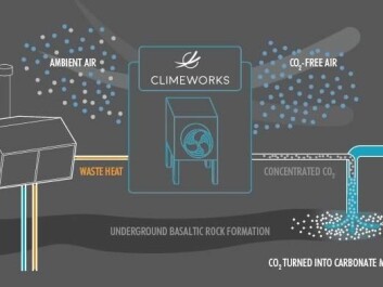 The carbon dioxide removal technology operates using surplus energy from one of Iceland’s geothermal power plants. The concentrated gas is pumped into basaltic rocks deep underground where it is converted to carbonate rocks within two years. (Photo: Climeworks)