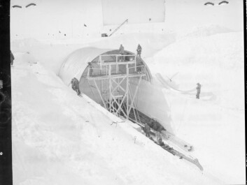 A network of tunnels were built inside the ice sheet. (Photo: US Army) A network of tunnels were built inside the ice sheet. (Photo: US Army)