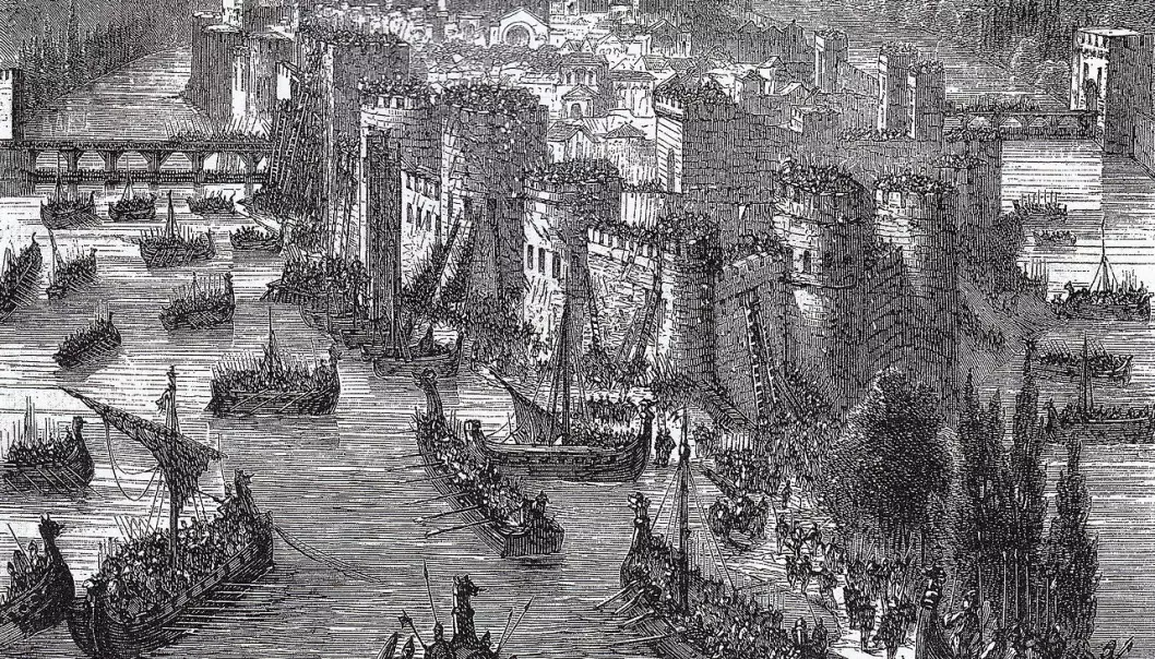 Few peoples are as famous for their raiding and terror as the Vikings. Their success in war owes to a number of reasons. Here, a 19th century artist's impression of a Viking siege of Paris. (Illustration: Wikimedia)