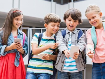 Where breaktime is taken over by smartphones and tablets, children lose the experience of playing outdoors. (Photo: Shutterstock) Where breaktime is taken over by smartphones and tablets, children lose the experience of playing outdoors. (Photo: Shutterstock)