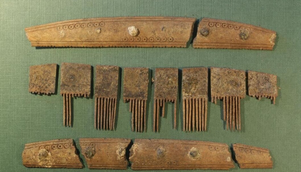 The comb was discovered in Ribe, West Denmark. (Photo: Søren Sindbæk) The comb was discovered in Ribe, West Denmark. (Photo: Søren Sindbæk)