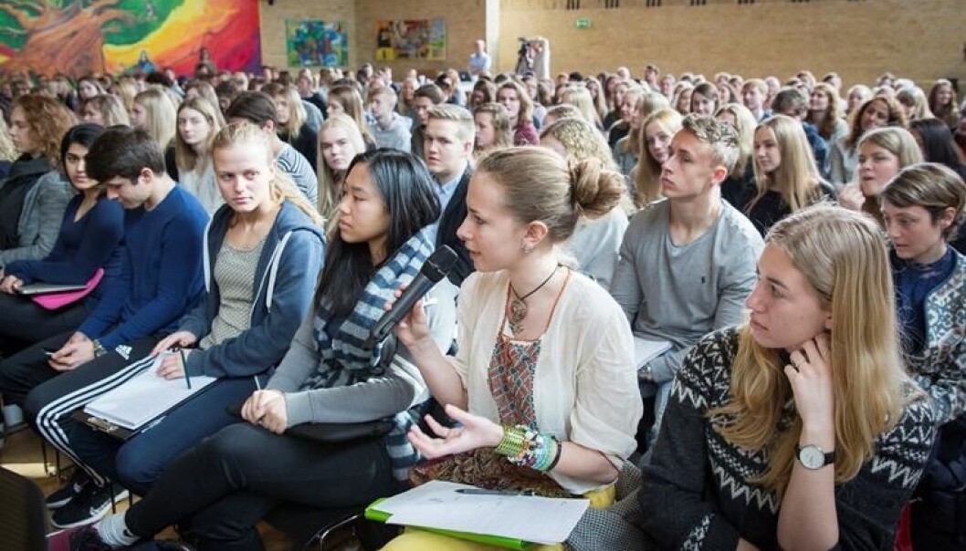 Will you inspire the next generation of scientists? Sign up for ‘Book a Scientist’, part of the Danish Science Festival, 2018. (Photo: Videnskab.dk) Will you inspire the next generation of scientists? Sign up for ‘Book a Scientist’, part of the Danish Science Festival, 2018. (Photo: Videnskab.dk)