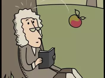 If that apple had never hit Newton's head, would we instead explain falling objects in terms of their energy and not gravity? (Illustration: Shutterstock)