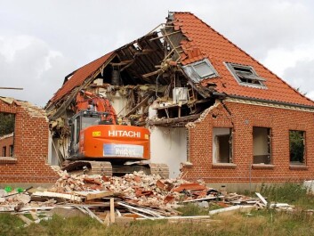 Nørre Nissum School in Jutland, Denmark. The old windows have been removed to be used again, while the newer windows remain. (Photo: Benny Gade) Nørre Nissum School in Jutland, Denmark. The old windows have been removed to be used again, while the newer windows remain. (Photo: Benny Gade)