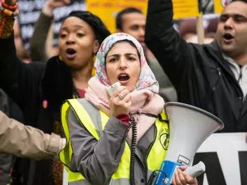 Protesters march against racism in London, 2017. Super-diverse communities cannot simply categorise strangers into one of two camps—their own or the ‘other,' and as a result often have better relations across ethnic and cultural lines. (Photo: Shutterstock)