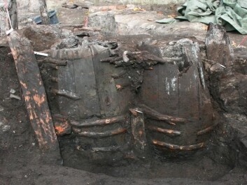 Ancient latrines and landfills were sampled. The latrines would have been used by many people and hygiene standards would have been poor by today’s standards. (Photo: Martin J. Søe) Ancient latrines and landfills were sampled. The latrines would have been used by many people and hygiene standards would have been poor by today’s standards. (Photo: Martin J. Søe)