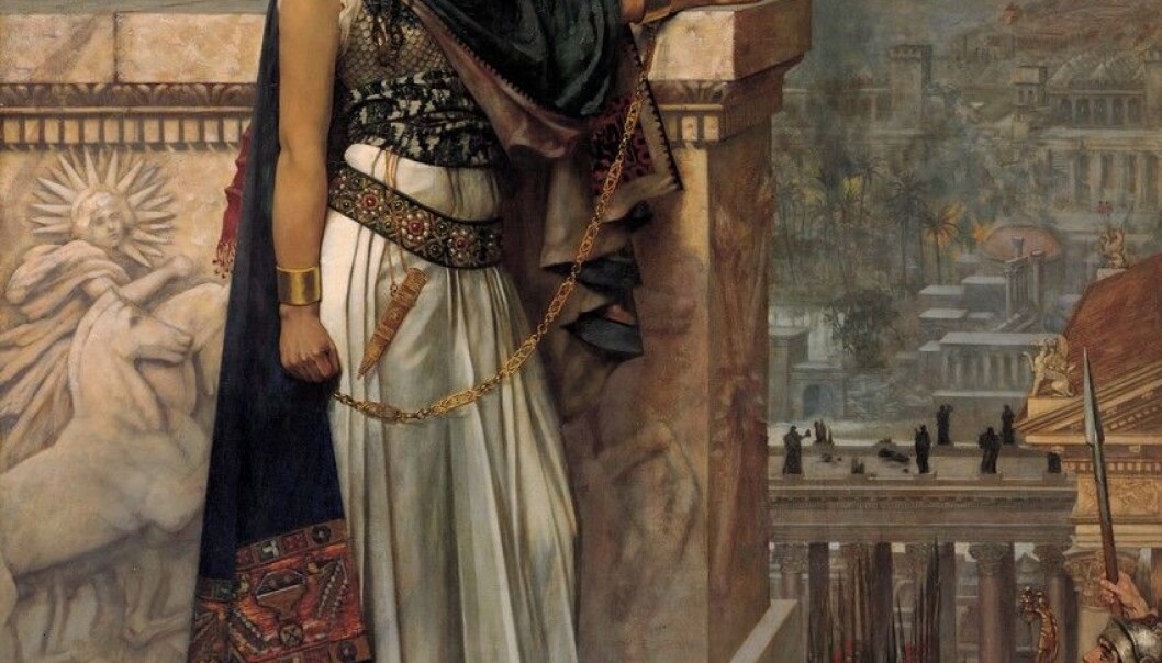 Queen Zenobia's Last Look upon Palmyra by Herbert Gustave Schmalz, 1888. (Credit: Wikipedia) Queen Zenobia's Last Look upon Palmyra by Herbert Gustave Schmalz, 1888. (Credit: Wikipedia)
