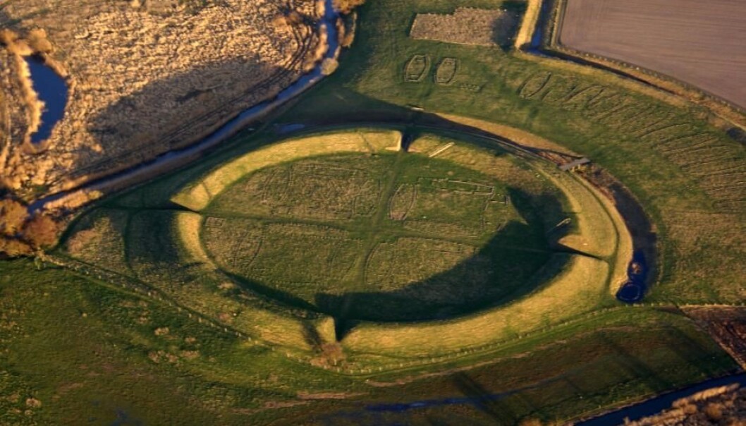 Trelleborg is one of the five Viking fortresses in Denmark, built by Harold Bluetooth at the end of the 900s CE. (Photo: National Museum of Denmark) Trelleborg is one of the five Viking fortresses in Denmark, built by Harold Bluetooth at the end of the 900s CE. (Photo: National Museum of Denmark)