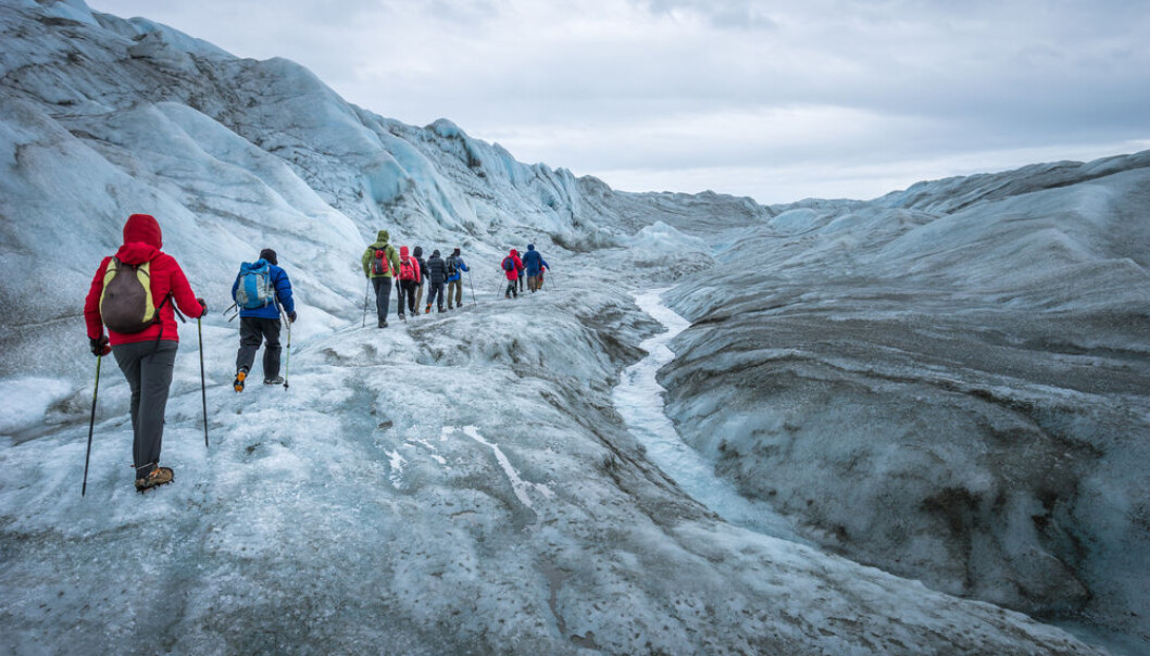 Hiking tour on the Greenland Icecap near Kangerlussuaq (Photo: Shutterstock) Hiking tour on the Greenland Icecap near Kangerlussuaq (Photo: Shutterstock)