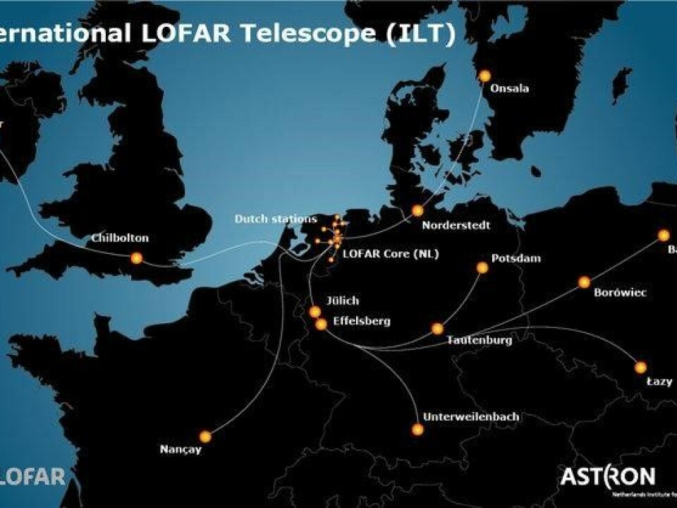 The 51 antenna stations that make up the LOFAR Network. (Illustration: LOFAR/Astron)