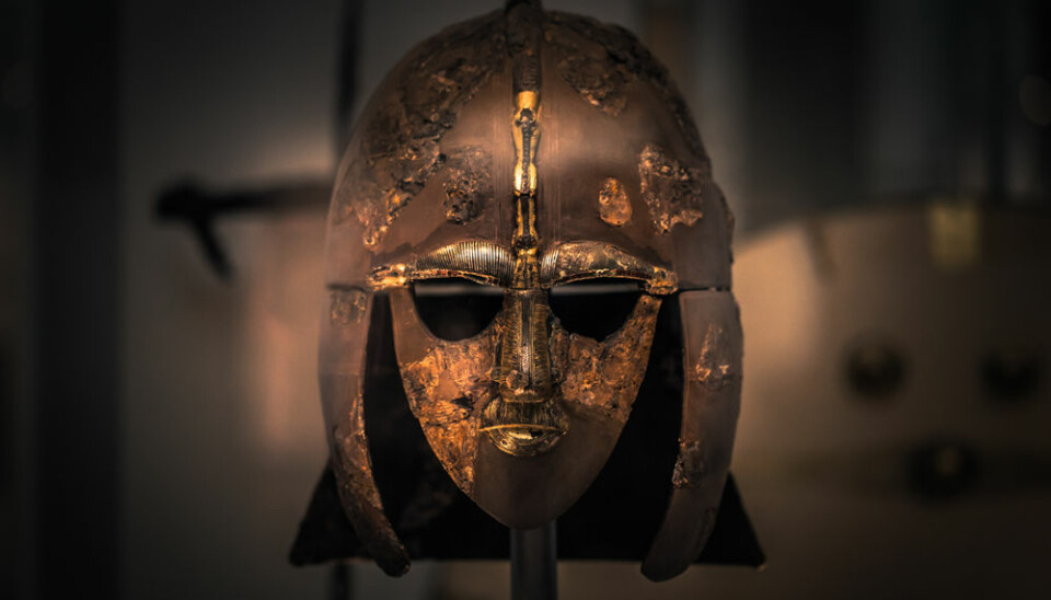 An Anglo-Saxon helmet from the British Museum in London. Was the warrior who owned this helmet the descendant of a more terrifying and brutal invasion than the Vikings? (Photo: Shutterstock)