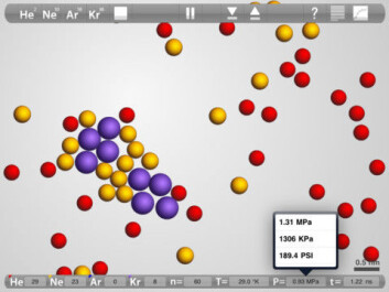Budding chemists can push atoms around with the ‘Atoms in Motion’ app, while learning about the movements of the world’s tiny building blocks. (Screenshot: Atoms in Motion LLC) Budding chemists can push atoms around with the ‘Atoms in Motion’ app, while learning about the movements of the world’s tiny building blocks. (Screenshot: Atoms in Motion LLC)