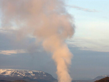 This steam from below comes from the drill hole IDDP-1 on 26 June, 2009. The engineers have just discovered they’ve struck a pocket of magma at a depth of 1,958 metres. (Photo: IDDP)