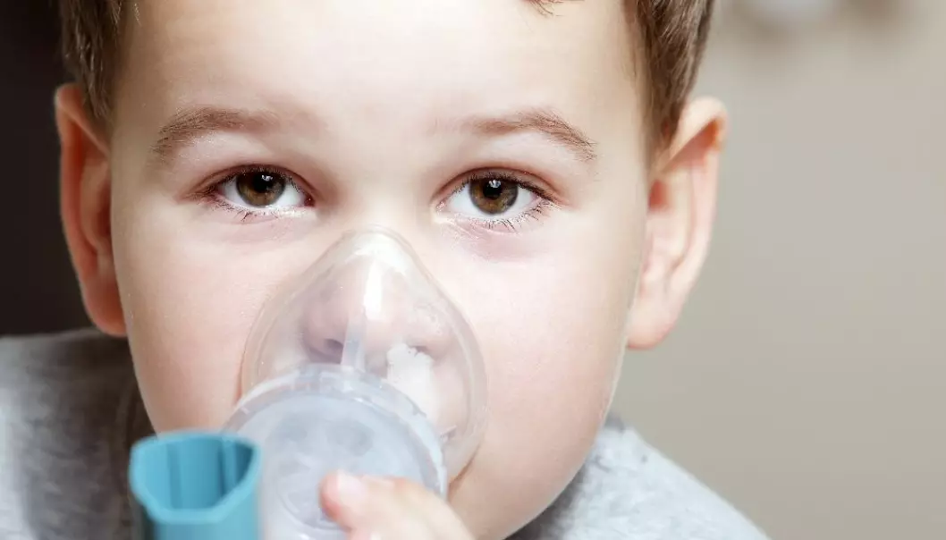 Air pollution affects children in particular because they have a higher respiration rate than adults and thus inhale more pollution. Three children are hospitalised every day on average because of severe asthma attacks. (Photo: Colourbox)