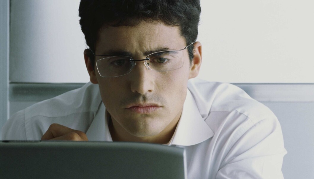 When you send an email, marketing people are looking over your shoulder. Their computers intercept your emails and status updates to find and log private information in them. (Photo: Colourbox) When you send an email, marketing people are looking over your shoulder. Their computers intercept your emails and status updates to find and log private information in them. (Photo: Colourbox)