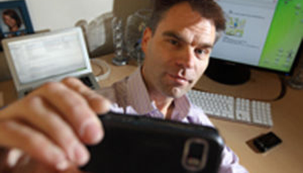 Professor Jari Multisilta and his colleagues have developed a set of educational mobile phone games for schoolchildren. (Photo: Jussi Partanen) Professor Jari Multisilta and his colleagues have developed a set of educational mobile phone games for schoolchildren. (Photo: Jussi Partanen)