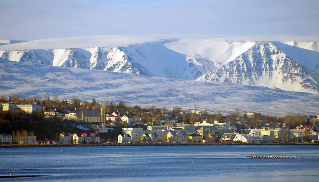 Akureiri in winter. Through a variety of initiatives the Islandic town has reduced its carbon footprint to a minimum. (Photo: Shutterstock)