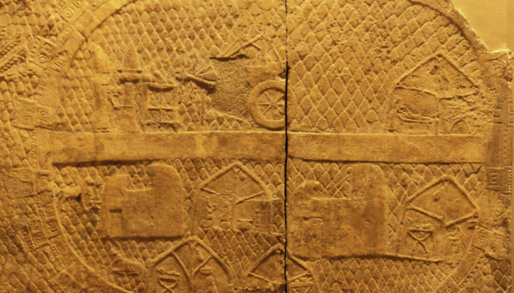 Neo-Assyrian military camp. Neo-Assyrian military camp.