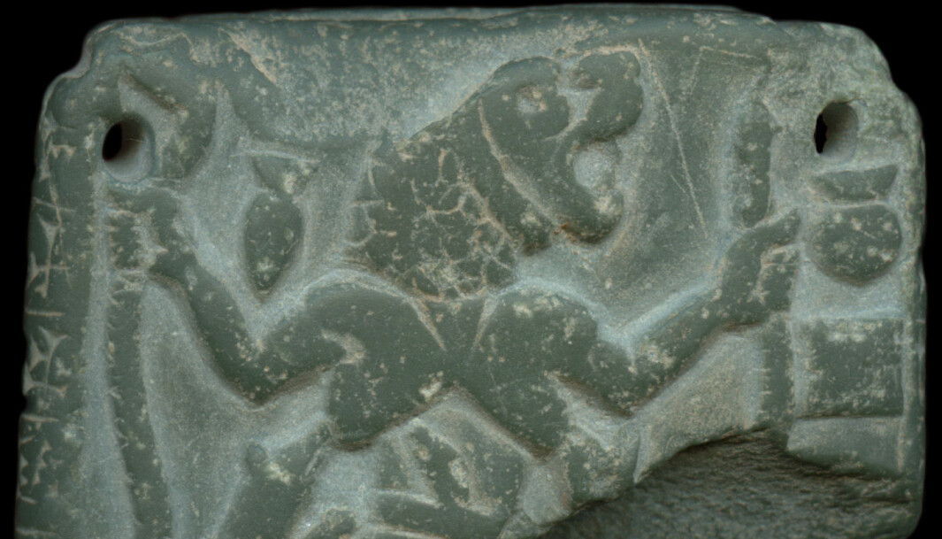 Amulet with a depiction of the demon Lamashtu.