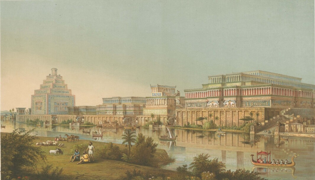 An imaginary reconstruction of the royal city Kalhu/Nimrud. An imaginary reconstruction of the royal city Kalhu/Nimrud.