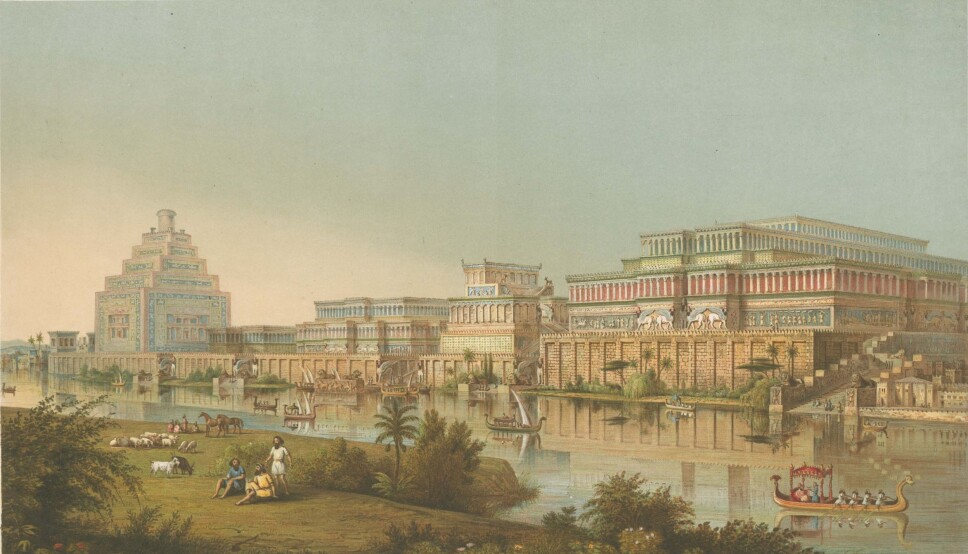 An imaginary reconstruction of the royal city Kalhu/Nimrud.