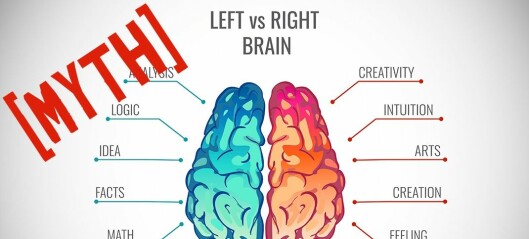 Myth: The left and the right brain hemisphere are fundamentally different
