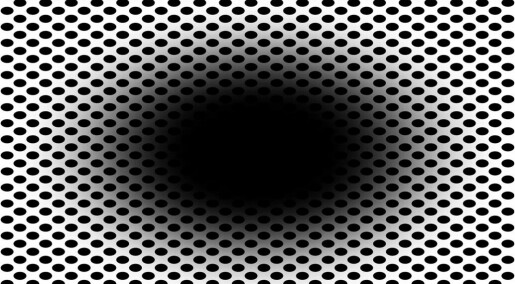 This optical illusion makes people feel like they're falling into a black hole