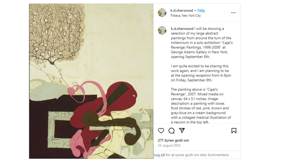Picture: Instagram post https://www.instagram.com/p/CwSWxv5rAcz/ Instagrampost by Katherine Sherwood